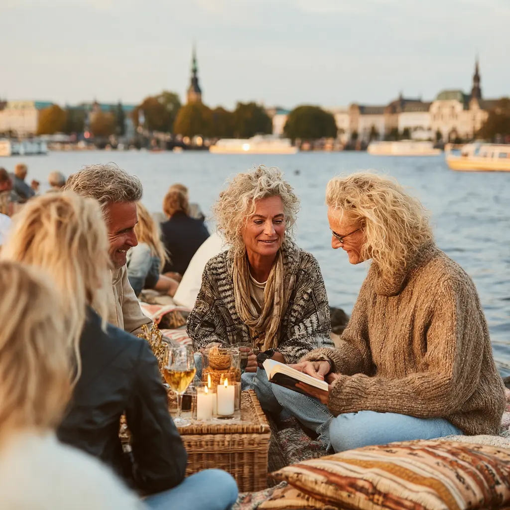 Menschen ab 50 teilen Gedanken in vertrauensvoller Runde